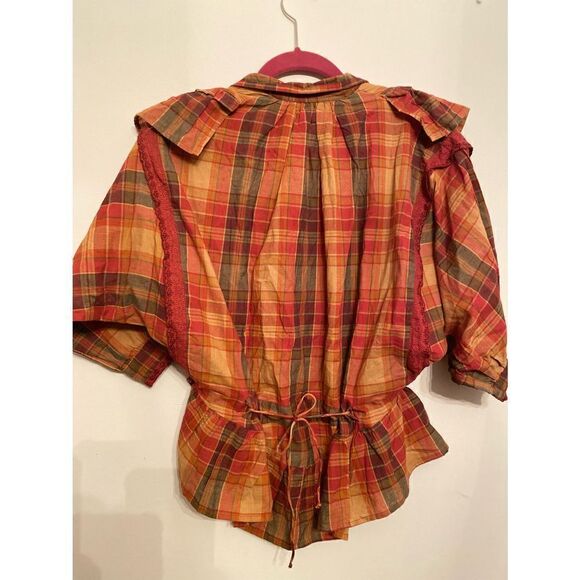 Free People - Palermo Plaid Shirt - Picture 4 of 6